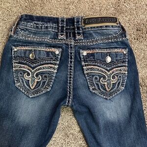 Rock Revival Dark Blue Boot Cut Jeans